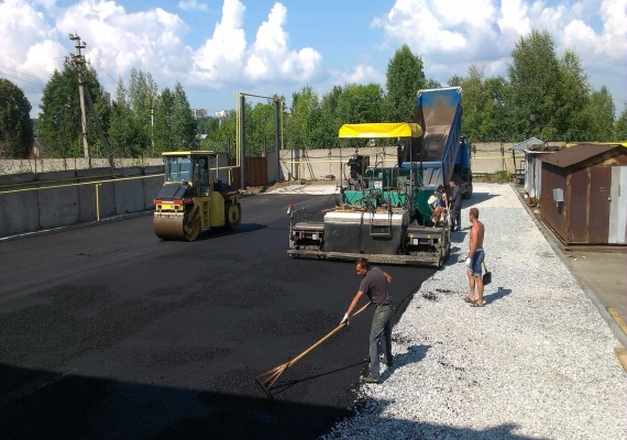 Устройство автодорог в Черном и Балашихинском районе